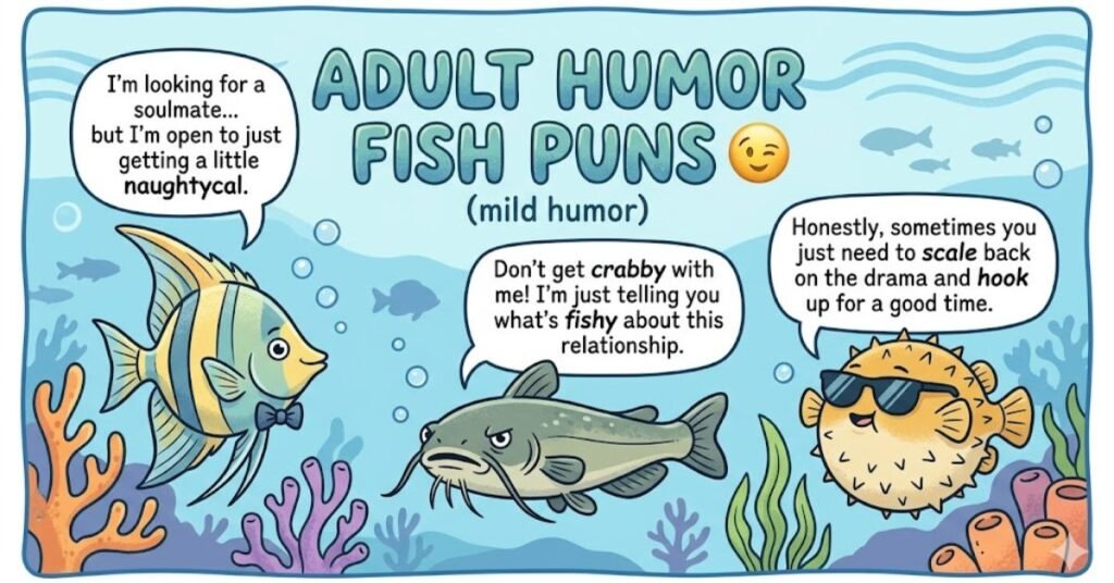 Adult Humor Fish Puns 😉 (mild humor)