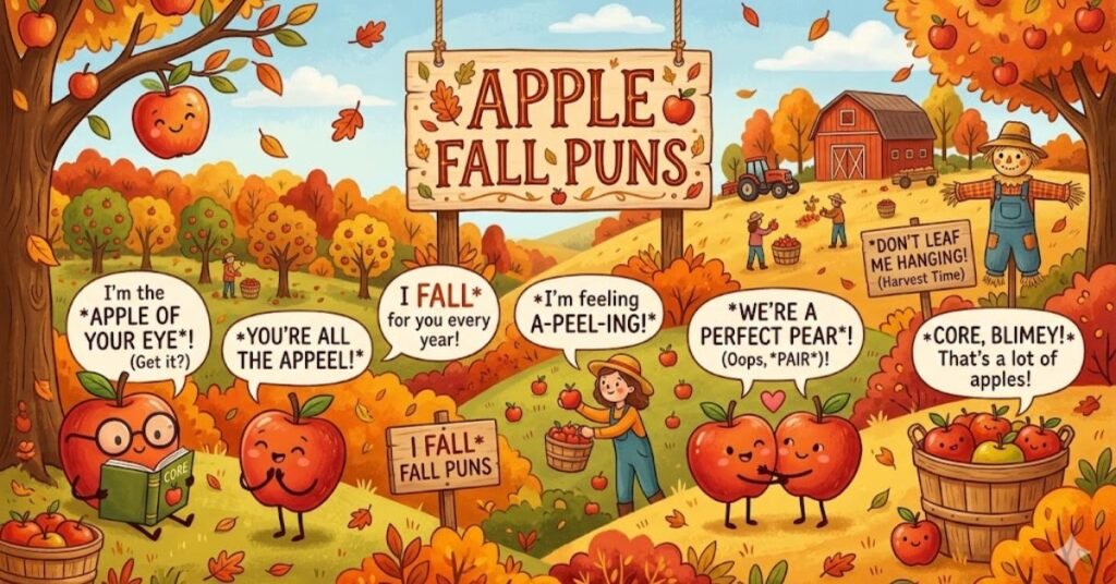 Apple Fall Puns
