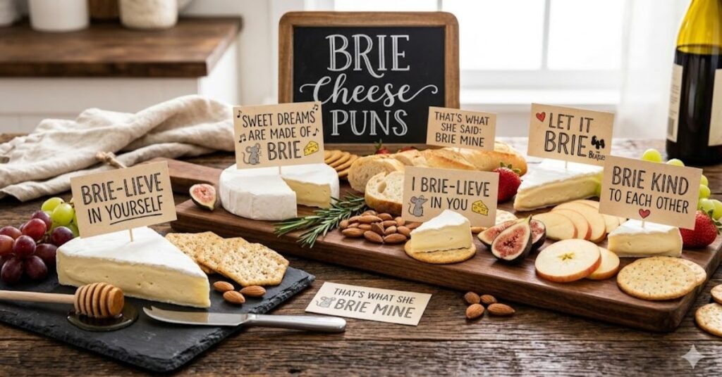 Brie Cheese Puns