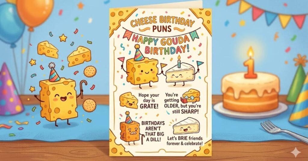 Cheese Birthday Puns