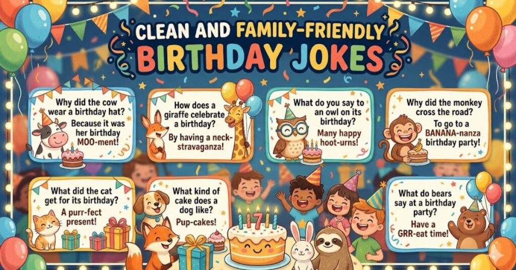 Clean and Family-Friendly Birthday Jokes