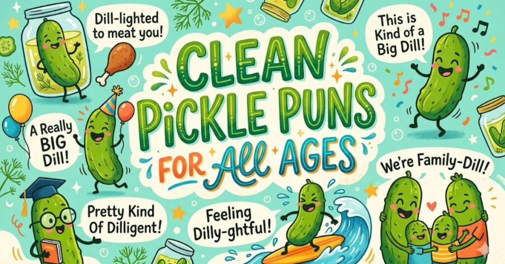 Clean Pickle Puns For All Ages