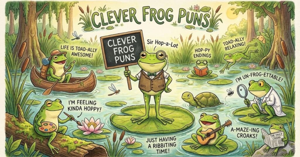 Clever Frog Puns