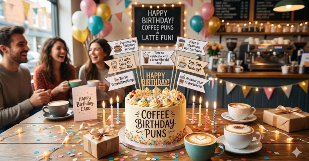 Coffee Birthday Puns