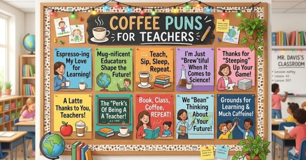Coffee Puns For Teachers