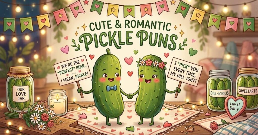 Cute And Romantic Pickle Puns