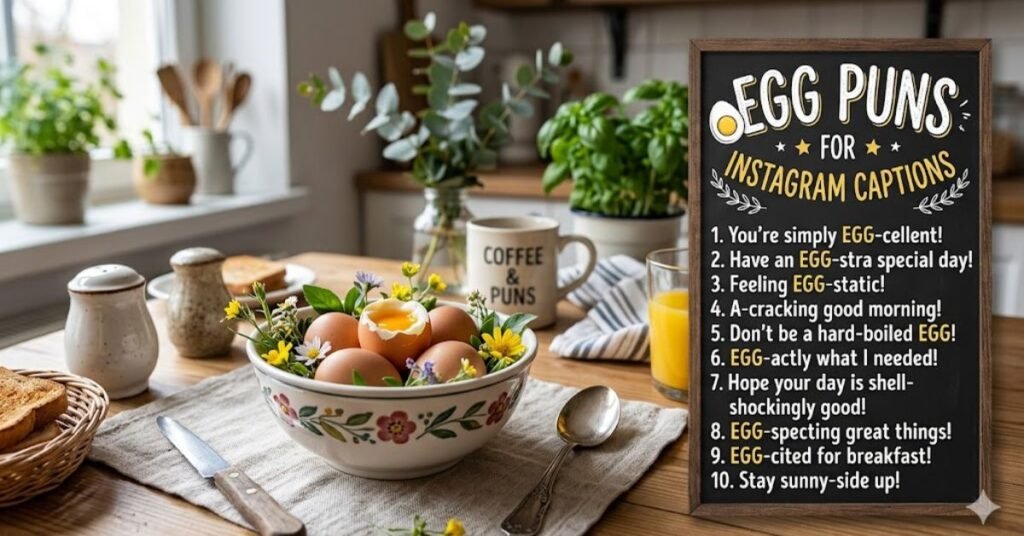 Egg Puns For Instagram Captions