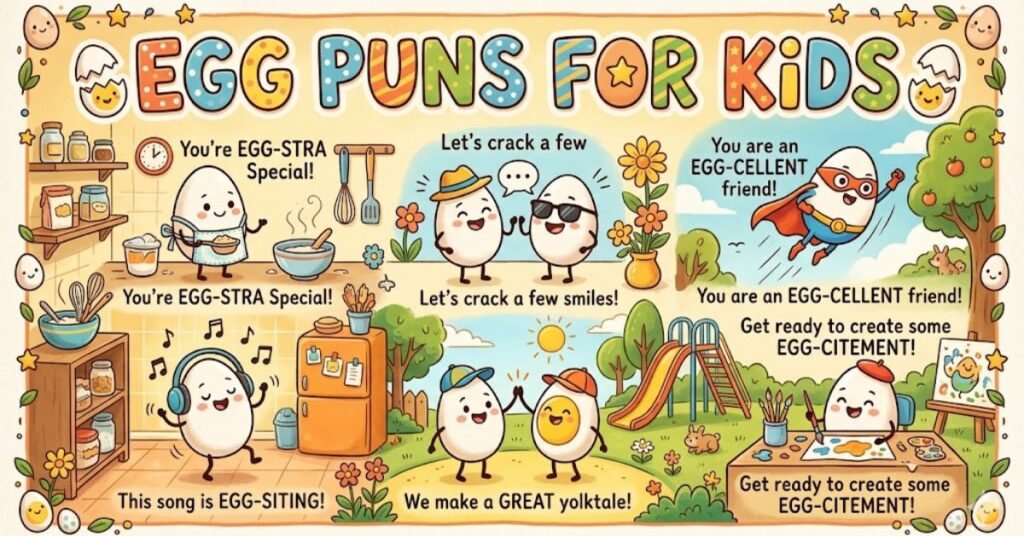 Egg Puns For Kids