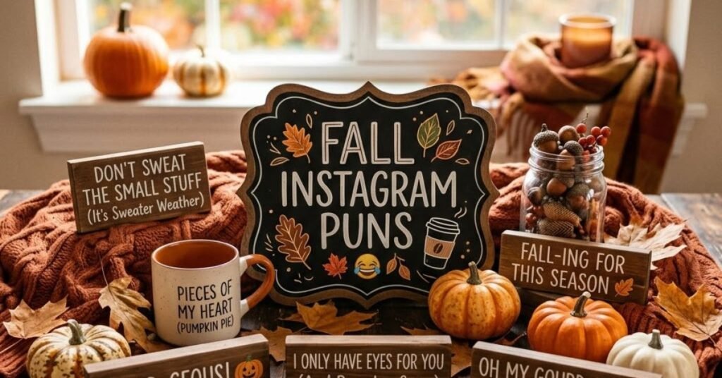 Fall Instagram Puns