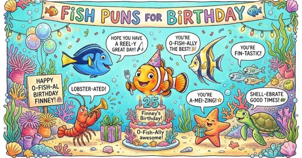Fish Puns for Birthday 🐟