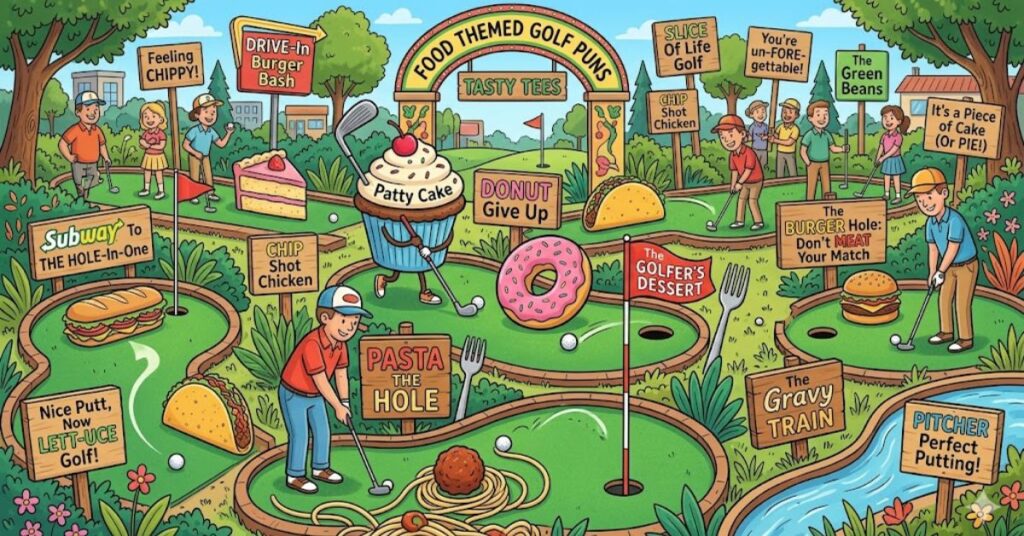 Food Themed Golf Puns