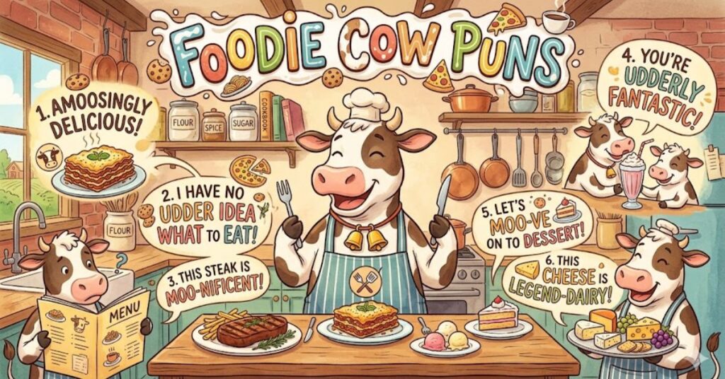 Foodie Cow Puns