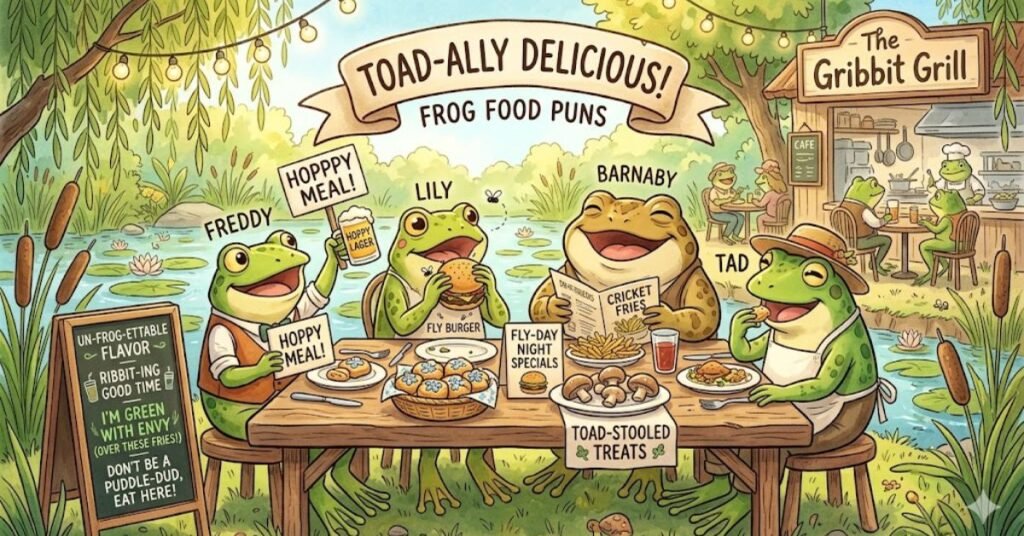 Frog Food Puns
