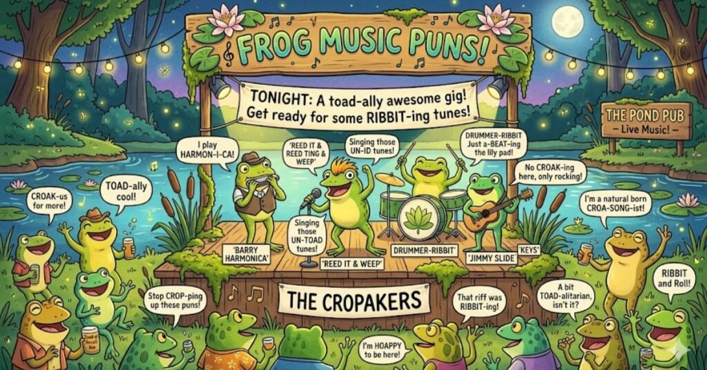 Frog Music Puns