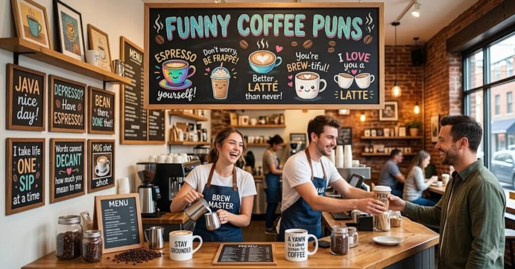 Funny Coffee Puns