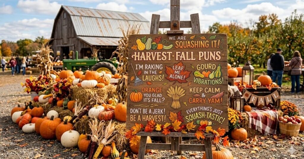 Harvest Fall Puns