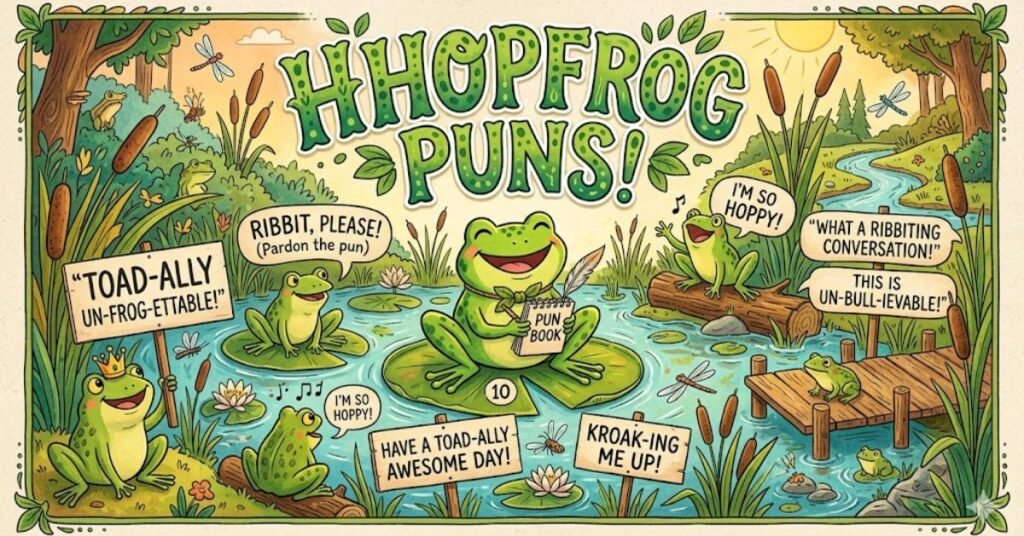 Hoppy Frog Puns