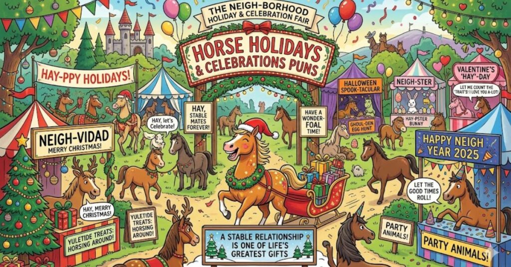 Horse Holidays & Celebrations Puns