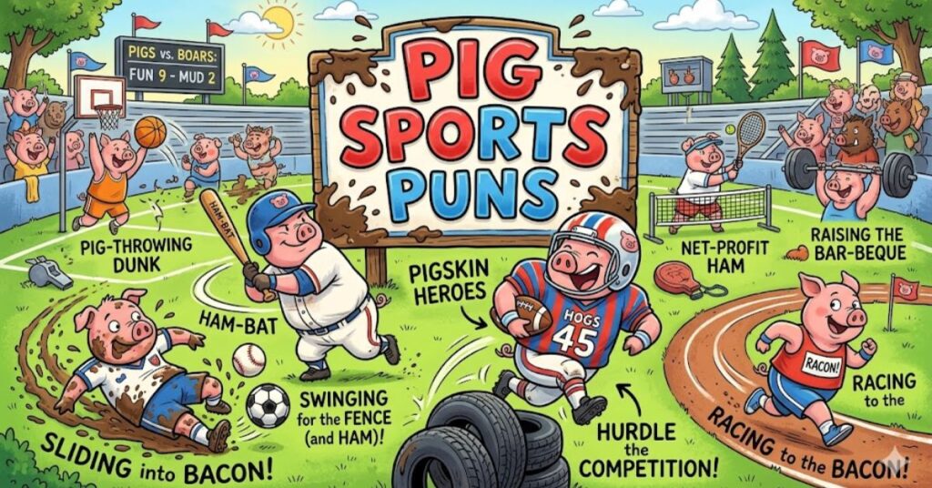 Pig Sports Puns
