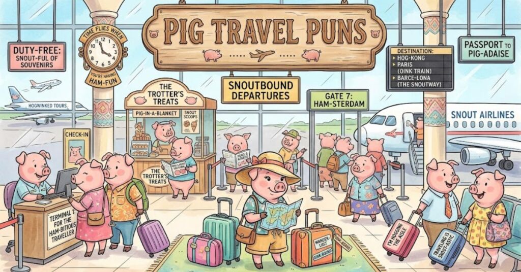 Pig Travel Puns