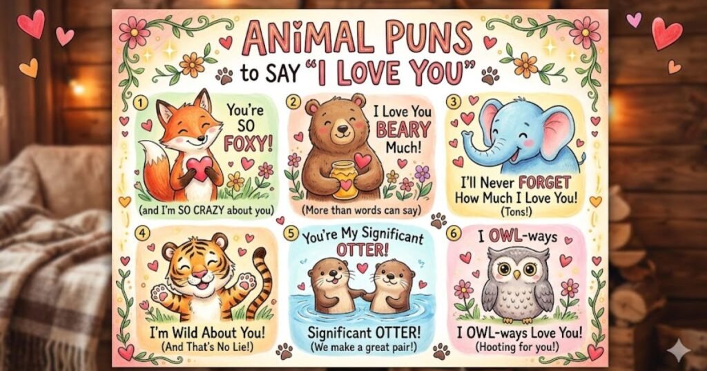 Animal Puns to Say “I Love You”