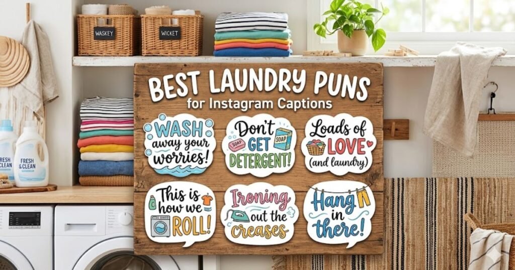 Best Laundry Puns for Instagram Captions
