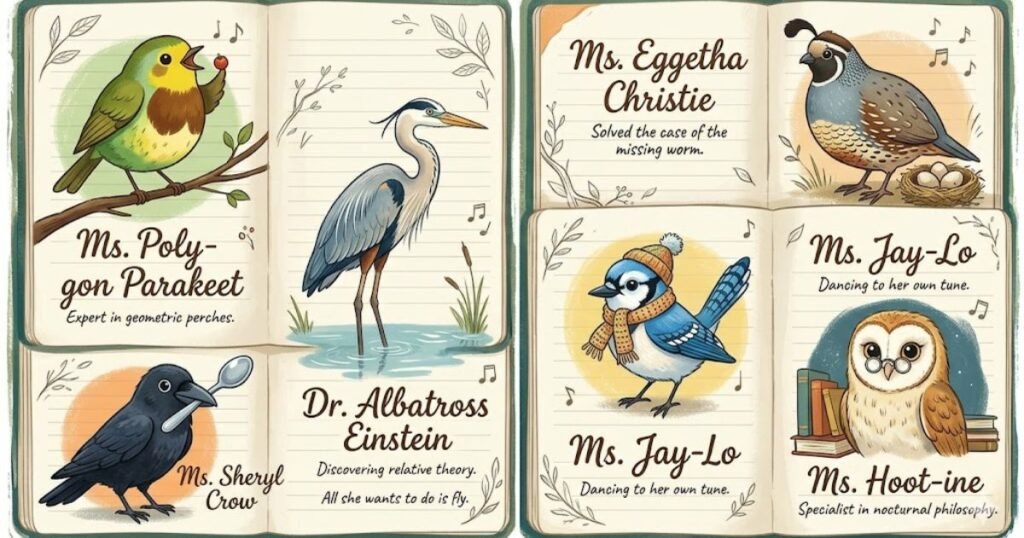 Bird Puns Name Female