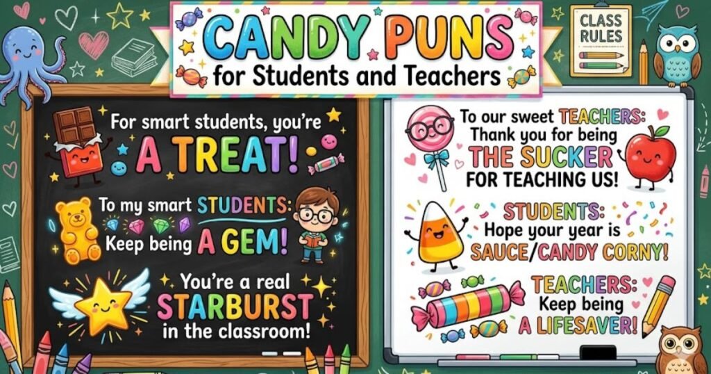 Candy Puns for Students and Teachers