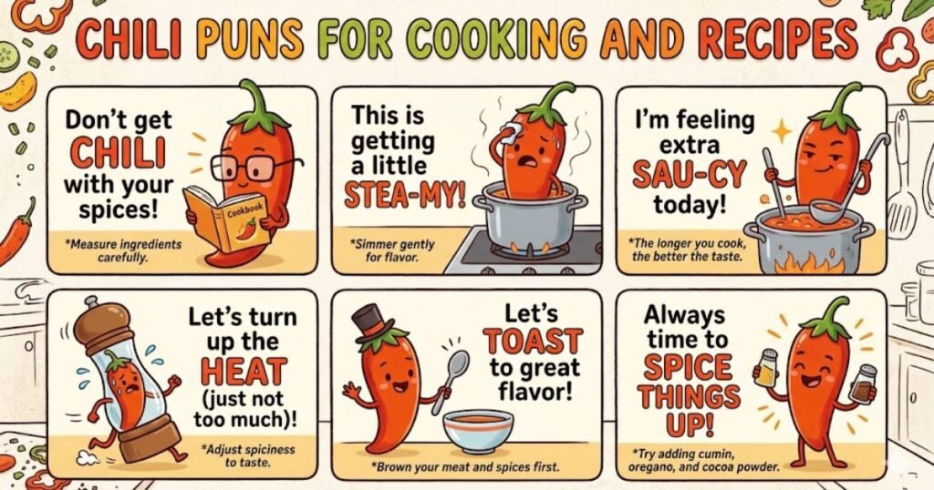 Chili Puns for Cooking and Recipes