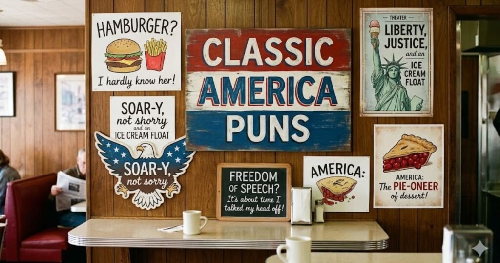 Classic America Puns