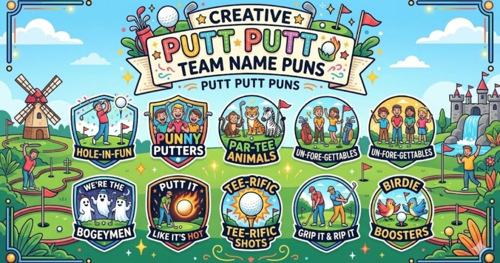 Creative Putt Putt Team Name Puns
