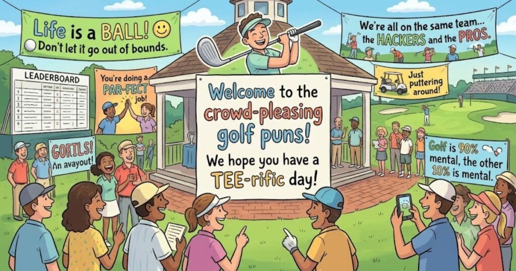 Crowd Pleasing Golf Puns