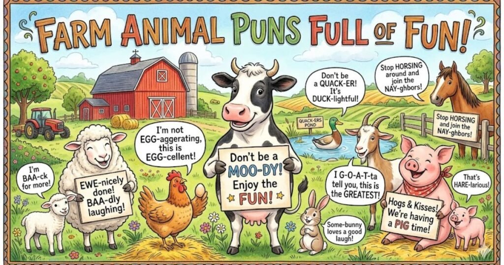 Farm Animal Puns Full of Fun