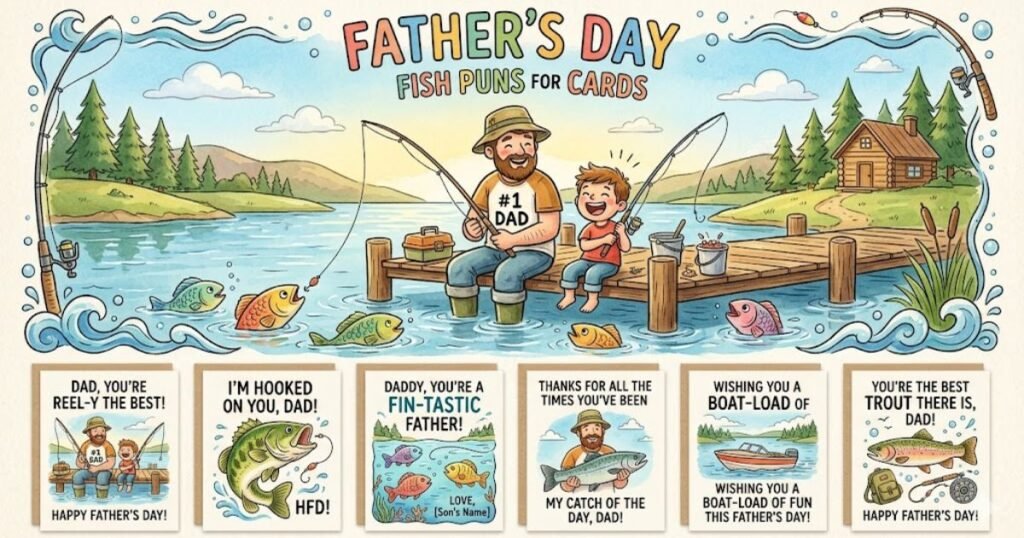 Father’s Day Fish Puns for Cards