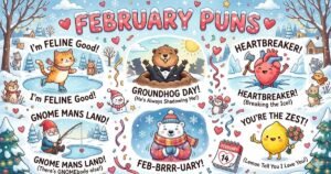 february puns