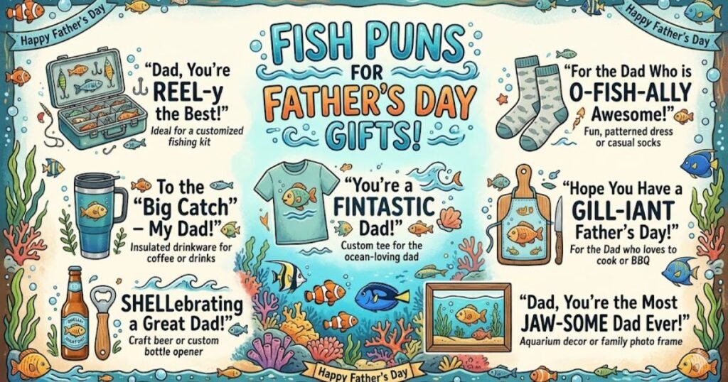 Fish Puns for Father’s Day Gifts