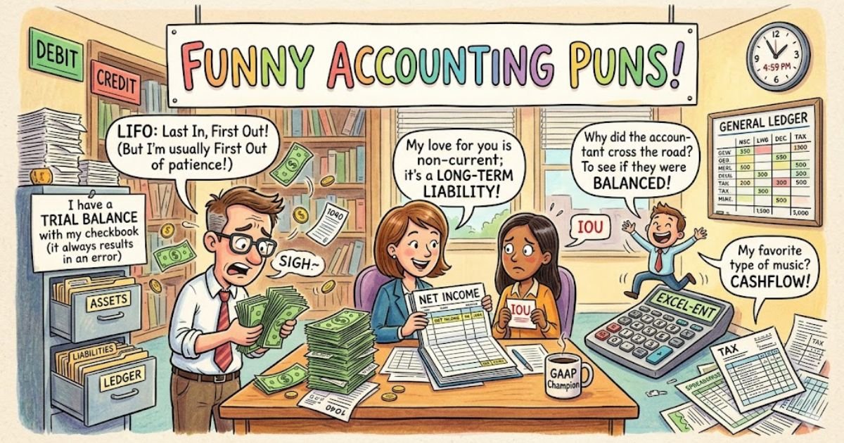 funny accounting puns