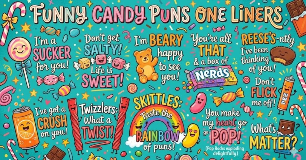 Funny Candy Puns One Liners