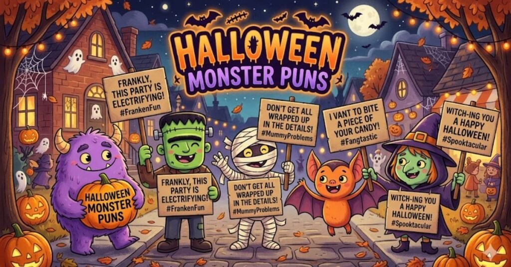Halloween Monster Puns