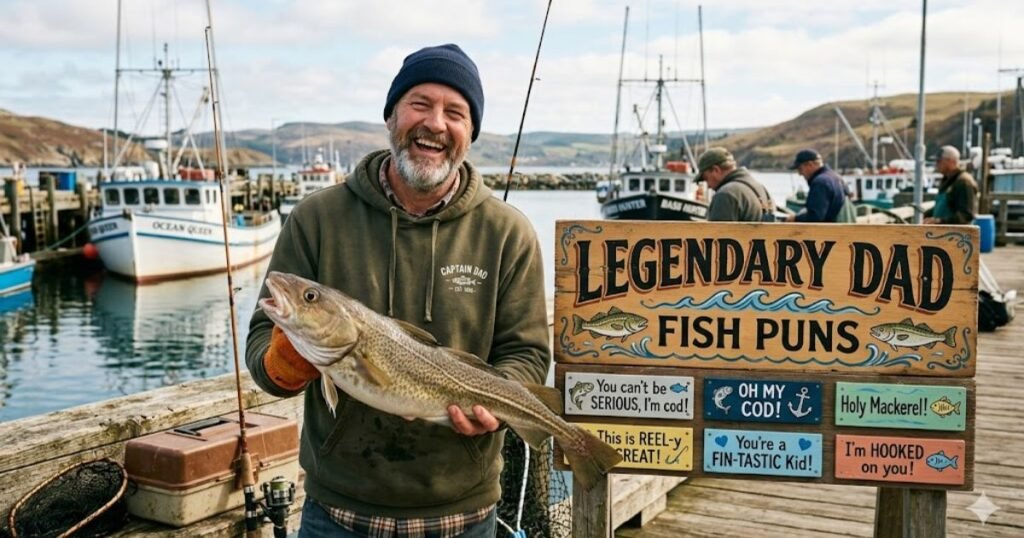 Legendary Dad Fish Puns