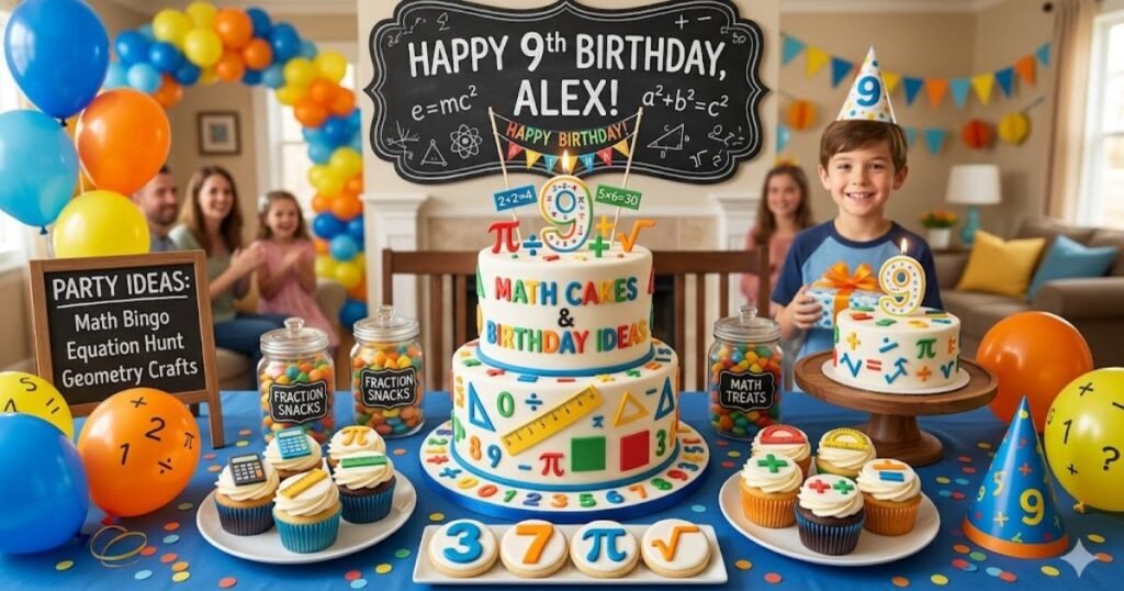 Math Cakes & Birthday Ideas