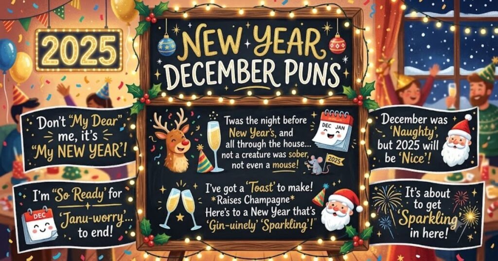 New Year December Puns