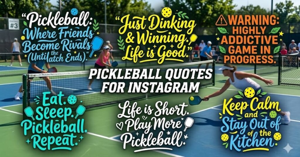 Pickleball Quotes For Instagram