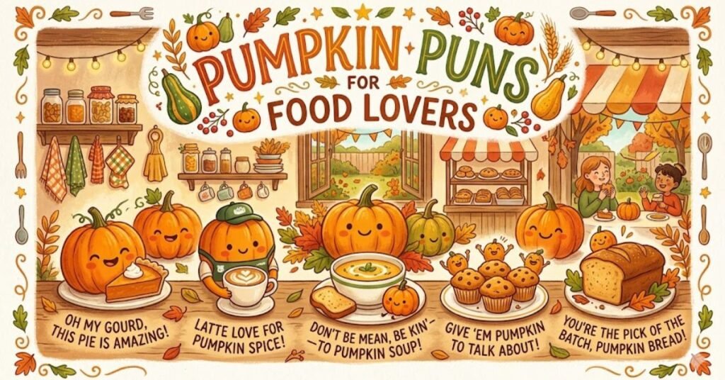 Pumpkin Puns For Food Lovers