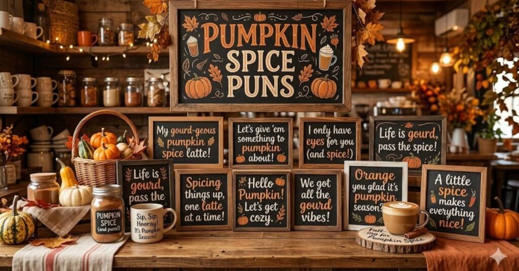 Pumpkin Spice Puns