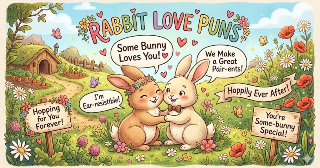 Rabbit Love Puns