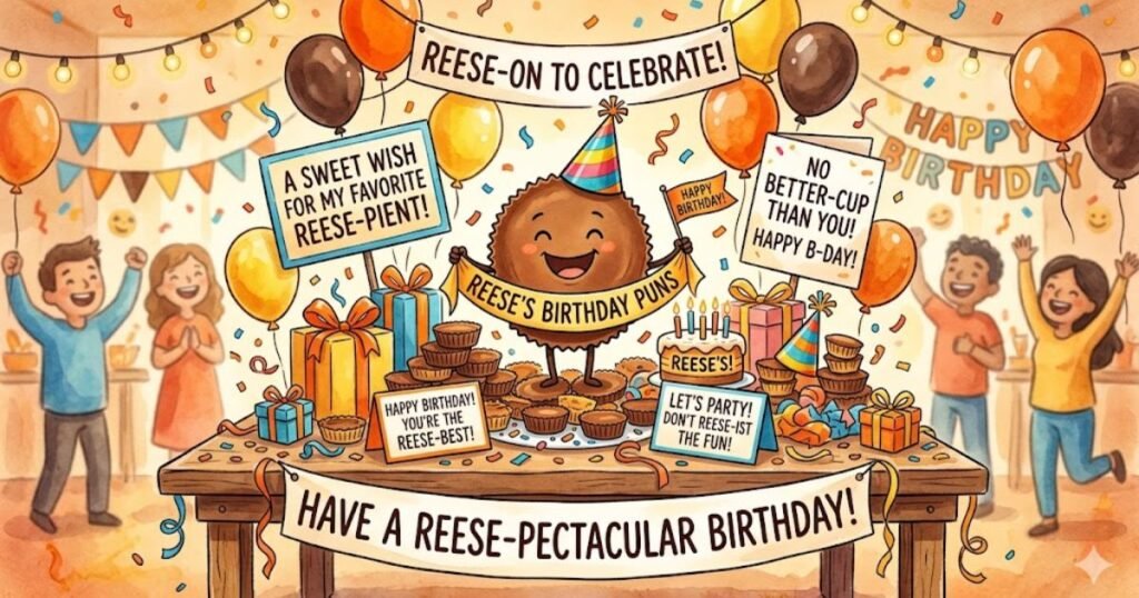 Reese’s Birthday Puns