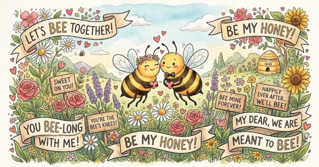 Romantic Bee Puns