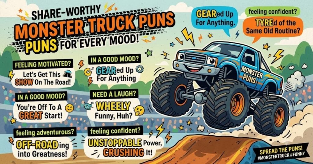Share-Worthy Monster Truck Puns for Every Mood