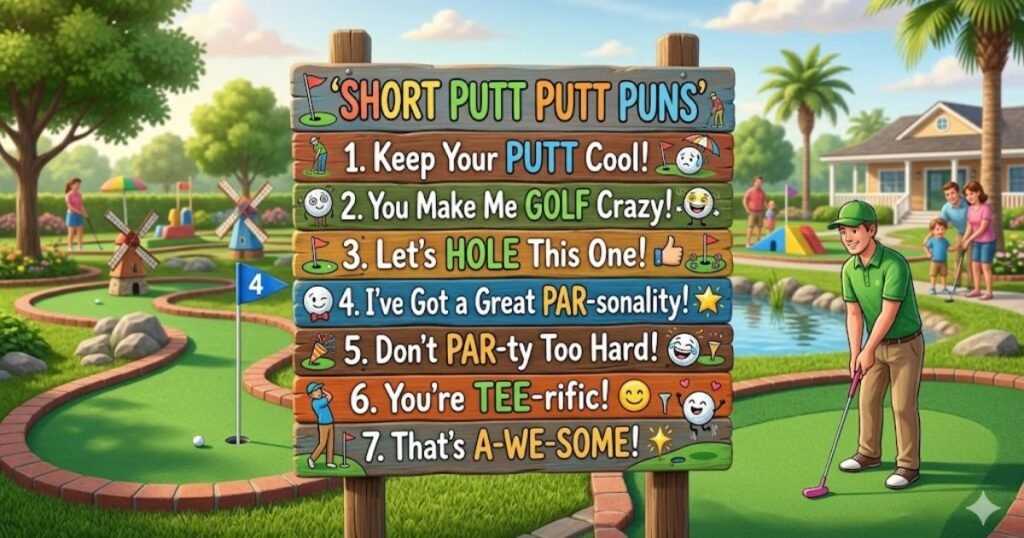 Short Putt Putt Puns